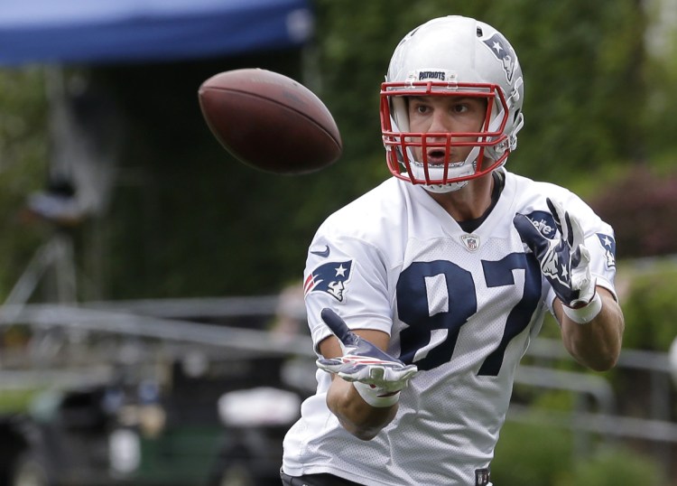 It wasn't clear after the Patriots lost in the Super Bowl if Rob Gronkowski was going to return. The tight end is indeed back and says, "I definitely feel a hundred times better than I did last year at training camp."