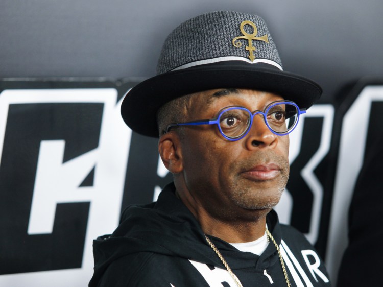 Spike Lee attends the premiere of "BlacKkKlansman" at the Brooklyn Academy of Music on July 30 in New York.