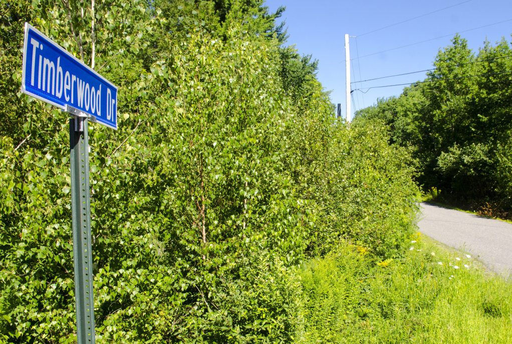 The intersection of Timberwood Drive and U.S. Route 201 in Gardiner is shown Aug. 10, the day after state police stopped Gyrth Rutan's car there, he shot himself to death, and troopers found the body of his girlfriend, Maddilyn Burgess, in the trunk.