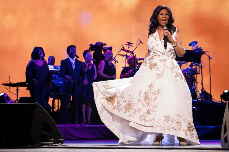 Aretha Franklin performs at the world premiere of "Clive Davis: The Soundtrack of Our Lives" at Radio City Music Hall, during the April 2017 Tribeca Film Festival, in New York. Franklin died Thursday, Aug. 16, 2018, at her home in Detroit.  She was 76.
