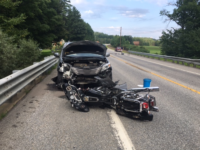 A Roxbury man was killed Wednesday in a motorcycle crash on Route 2 in Hanover.