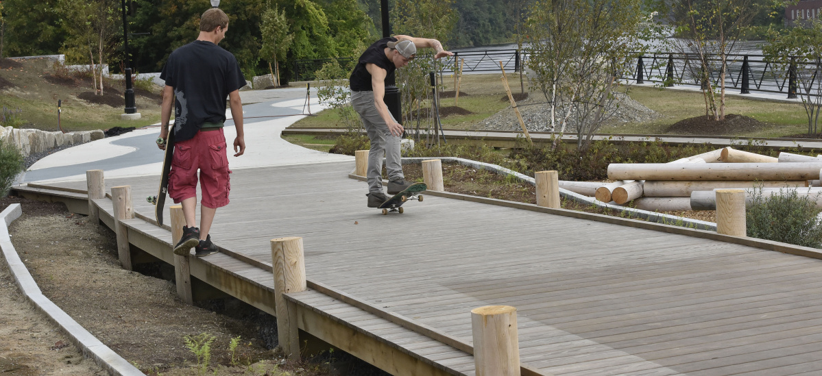 Waterville RiverWalk opens to public Kennebec Journal and Morning