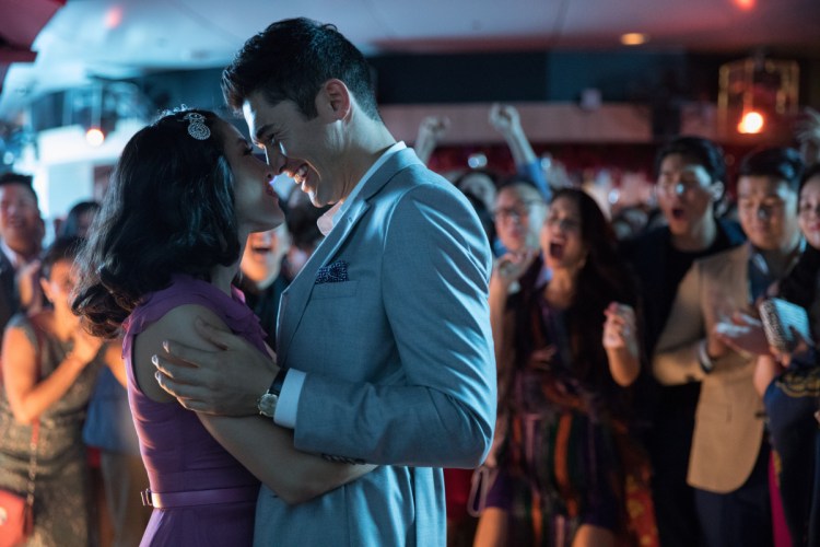 Constance Wu, left, and Henry Golding in "Crazy Rich Asians."