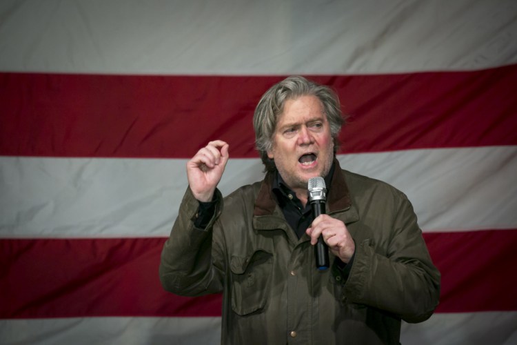 "The individual parties throughout Europe are 'woke,' " says Steve Bannon, who hopes to get nationalist leaders elected.