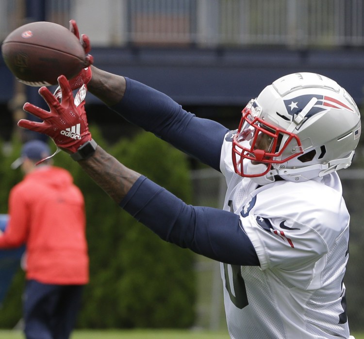 Josh Gordon, who has played in a limited number of games over the last five years because of drug-related suspensions, may make his debut Sunday night for the New England Patriots at Detroit.