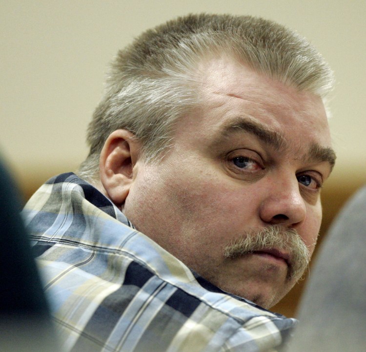 Steven Avery listens to testimony in the courtroom at the Calumet County Courthouse in Chilton, Wis. A sequel to the popular "Making a Murderer" documentary series recounting the story of Avery and his nephew, Brendan Dassey, who were convicted in the 2005 slaying of Wisconsin photographer Teresa Halbach, is set to premiere Oct. 19 on Netflix. The sequel, "Making a Murderer 2," will follow their appeals.