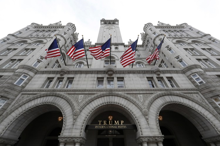 President Trump's business, which he still owns, has hosted foreign embassy events and visiting foreign officials at its downtown D.C. hotel.