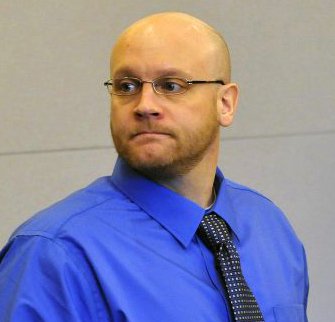 Robert Burton, seen during the first day of his trial in September 2017 for the murder of Stephanie Gebo.