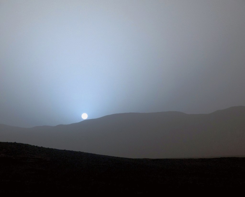 The sun sets on Mars, on Earth date April 15, 2015. What would it do to your mind to see it in person?