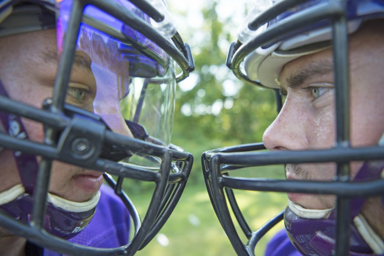 Waterville seniors Cooper Hart and John Evans have started all four years for the Purple Panthers.