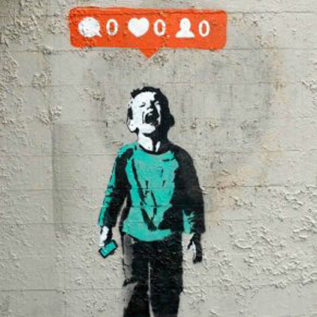 Banksy image "Blog and the city"