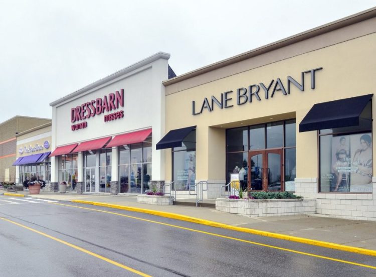 Dressbarn and other stores in the Marketplace at Augusta are shown in this Aug. 14 photo. A proposal to allow brew pubs, bakeries, warehouses and light manufacturing at the otherwise retail-store-focused Marketplace is up for a City Council vote Thursday.