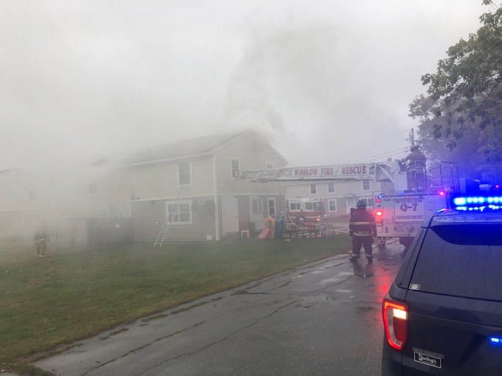 Fire damages duplex in Waterville Housing Authority complex