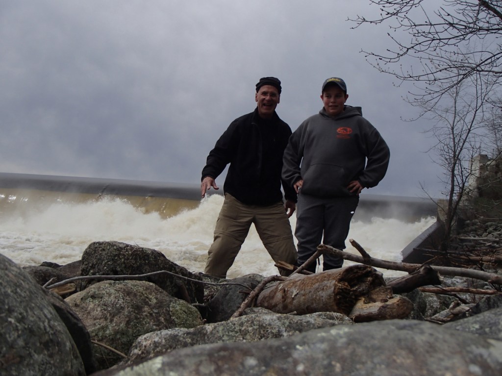 Little Brother Jaxen Wiegand, left, and his Big Brother Richard Behr hiking on one of their weekly visits as part of their community-based match through Big Brothers Big Sisters of Mid-Maine.