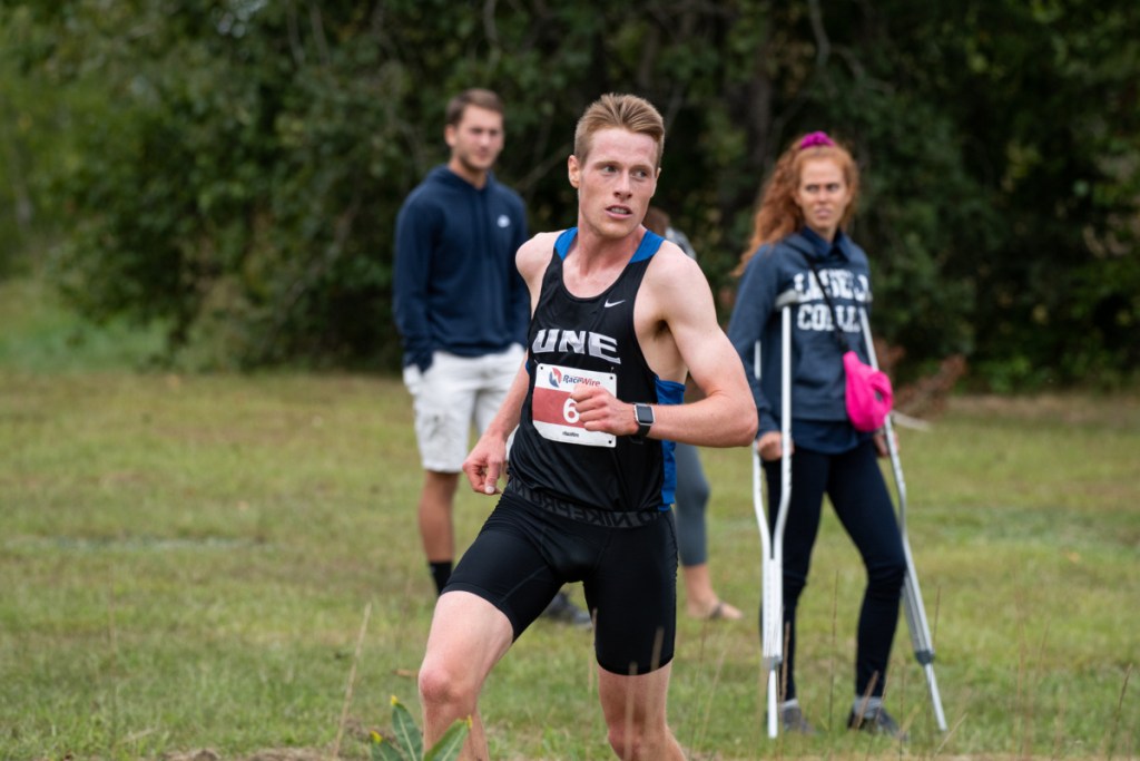 University of New England sophomore Jacob Hickey is off to a strong start to the cross country season this fall.