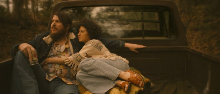 Photo courtesy of IFC Films 
 Ben Dickey as Blaze Foley, and Alia Shawkat as Sybil Rosen in Ethan Hawke's "Blaze."