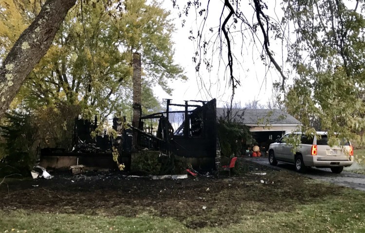 A fire destroyed a home early Friday morning at 16 Pleasant View Ridge Road in China.