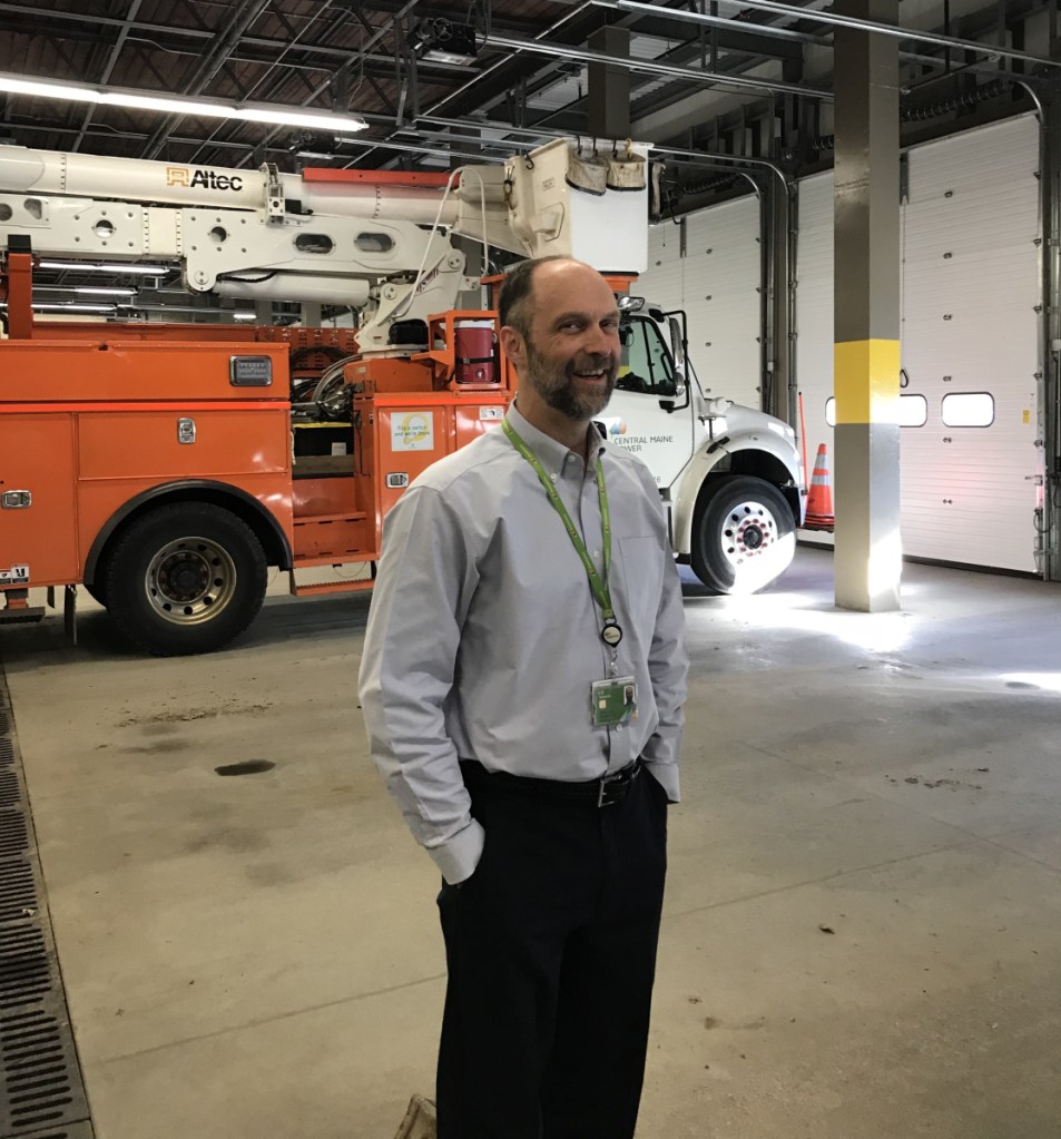 Kevin Elwell, director of Electric Distribution at Central Maine Power, talks Friday about how technology is improving the company's response to widespread power outages.