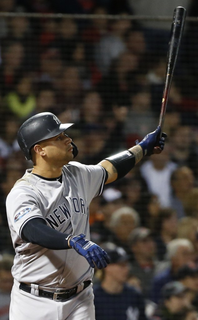 Gary Sanchez homered twice in the Yankees' 6-2 win over the Red Sox in Game 2 of their American League Division Series, a win that helped New York grab the momentum in the series.