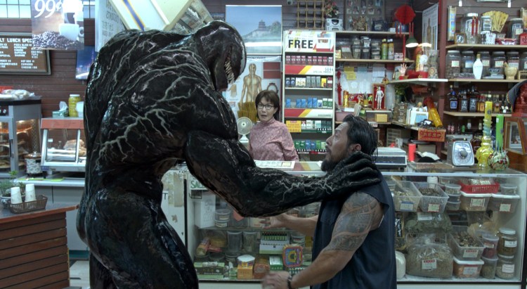 "Venom" topped the weekend box office again.