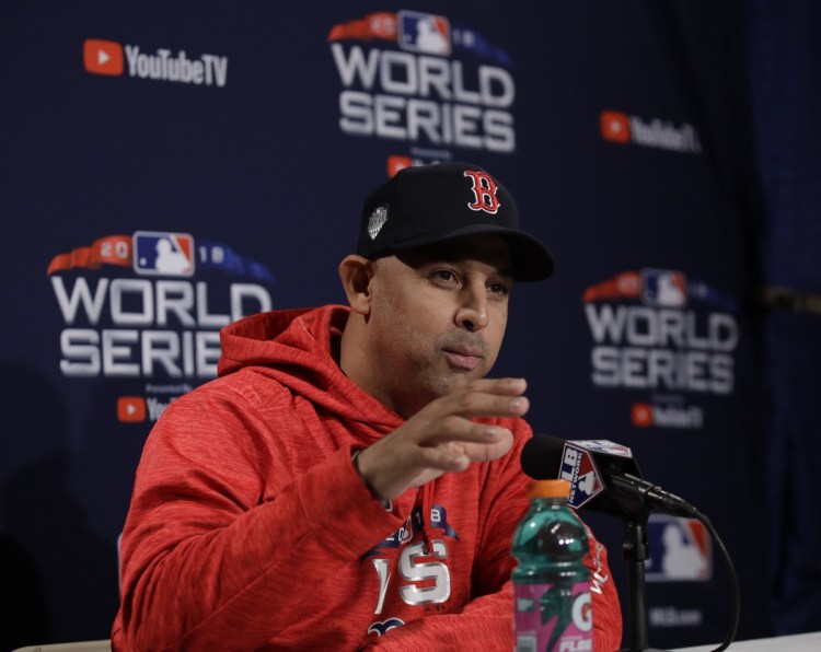 Alex Cora lead the Boston Red Sox to 108 regular season wins and a World Series title in his first season as a manager.