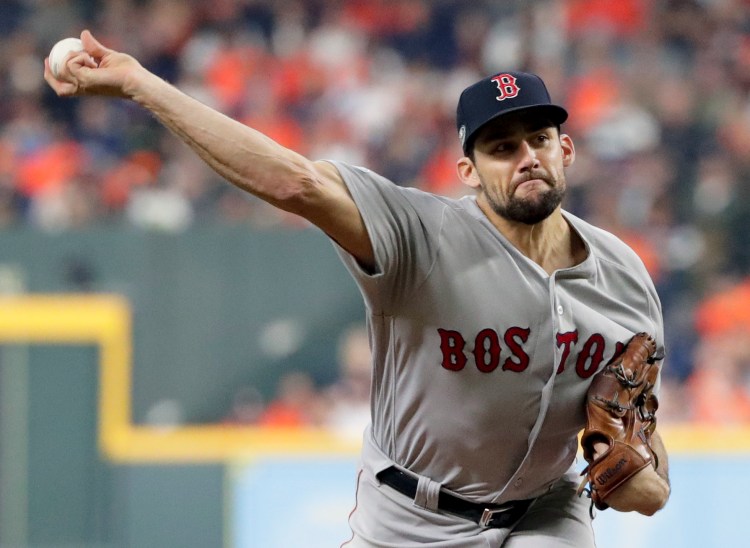 Boston's starting rotation looked like it had two strong starters in Chris Sale and David Price, but the Red Sox got a huge lift from Nathan Eovaldi in the ALDS and ALCS. 