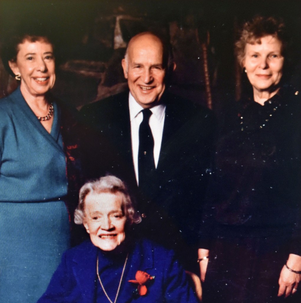 Rep. Alexander Richard, of Madison, with U.S. Sen. Margaret Chase Smith, front, Georgia McKearly, left, and Richard's wife, Shirley.