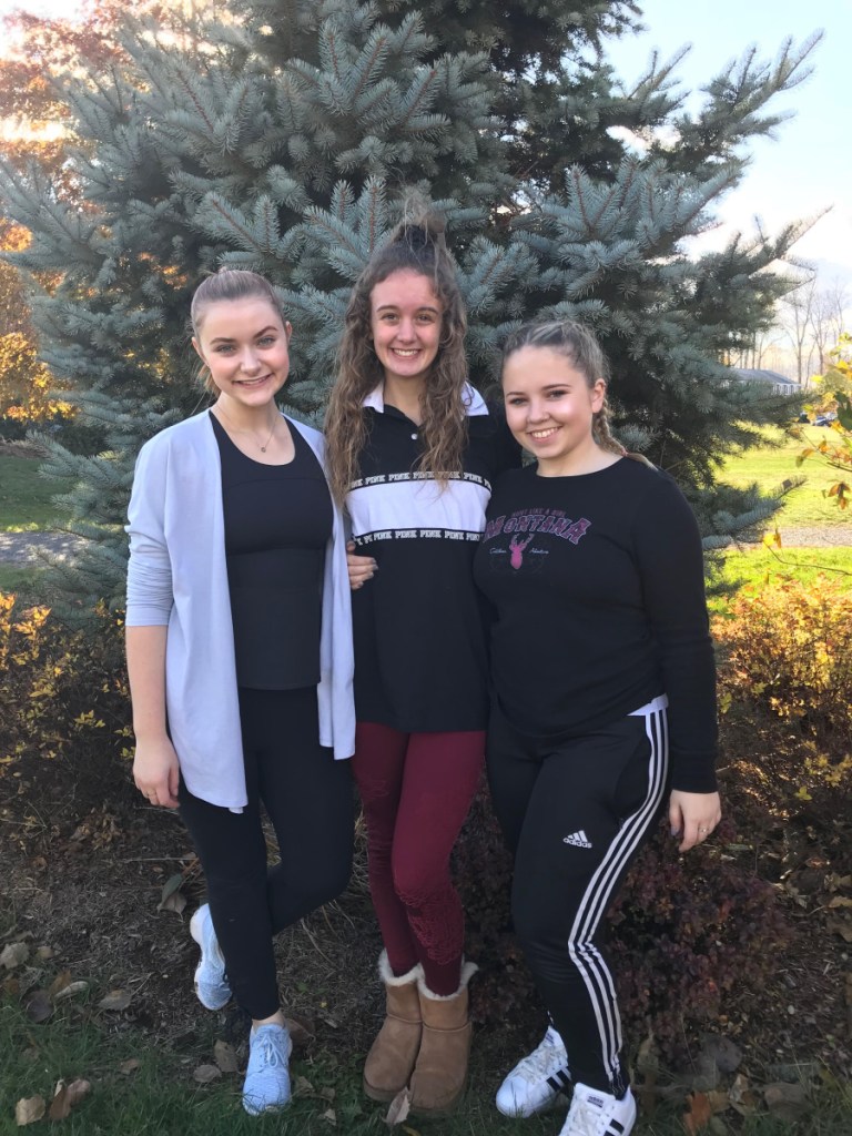 The Arts Academy Sidekicks, from left, Madalyn Rancourt (script writer), Grace Bradstreet and Chanel Lamour worked with Healthy Communities of the Capitol Area on substance abuse prevention projects.