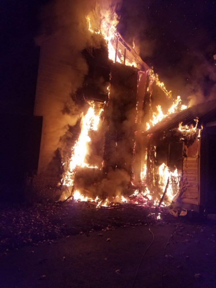 An early-morning fire severely damaged a single-family home on Methodist Road in Westbrook on Monday, Nov. 12, 2018