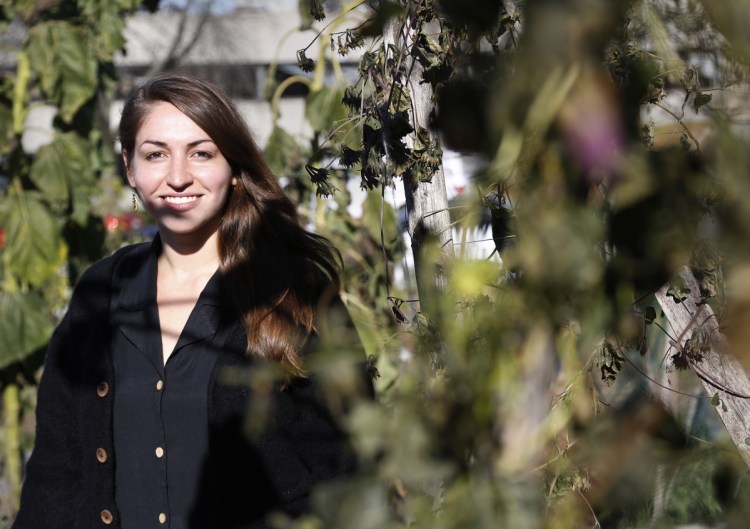 Ali Mediate at the Bayside Community Garden in Portland.