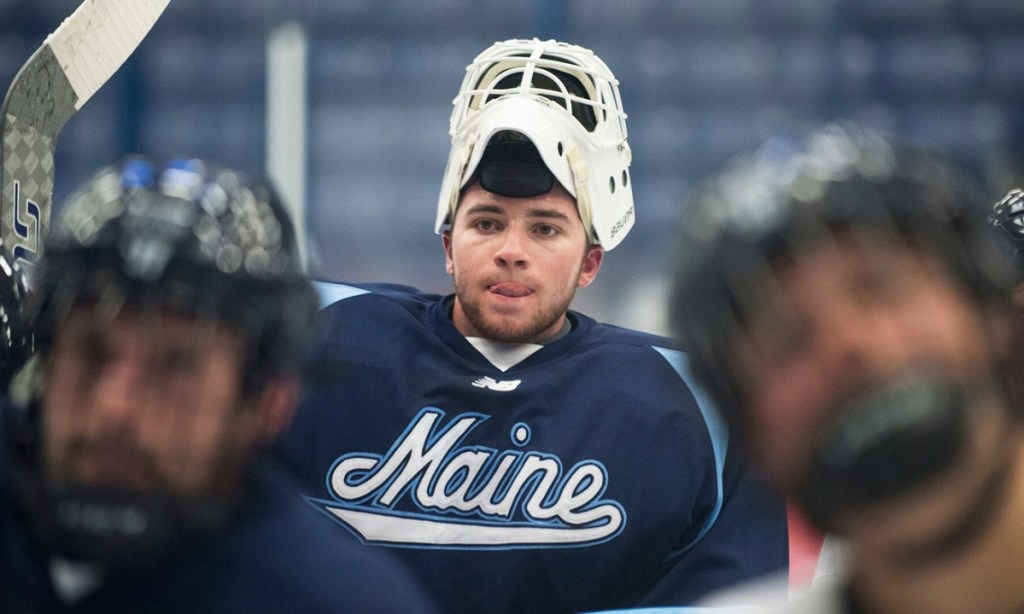 Jeremy Swayman made a season-high 44 saves Saturday, but UMaine lost 1-0 to UMass-Lowell.