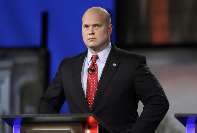 Matthew Whitaker's legitimacy to serve as acting U.S. attorney general is being questioned as part of a legal dispute between the state of Maryland and the Trump administration over the Affordable Care Act. Whitaker has been appointed to fill the job of Jeff Sessions, who was named as an individual defendant in the lawsuit.