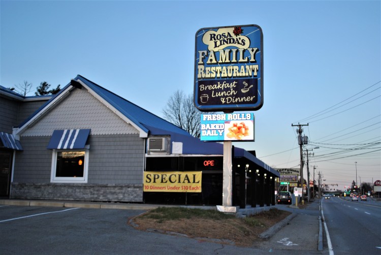 A developer is proposing to tear down Rosa Linda’s Family Restaurant at 506 Main St. in Saco and build an urgent care center. 