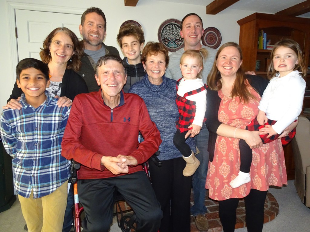 George Smith and his family at Thanksgiving.