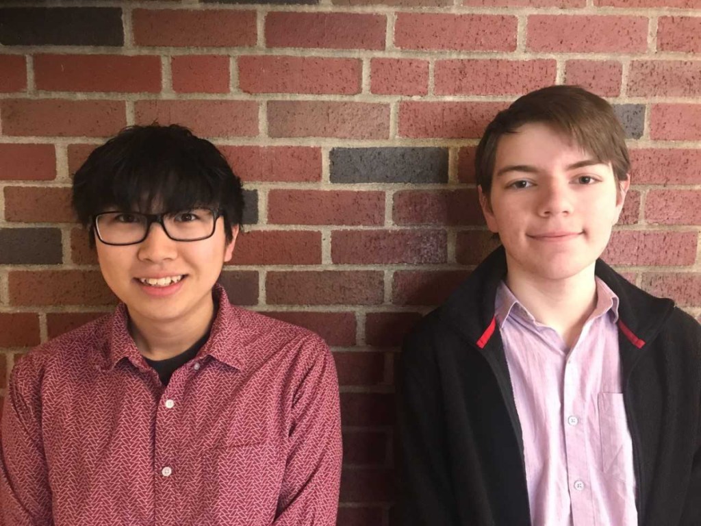 Kura Yamada, left, with Ethan Winters have been named two of 1,044 finalists in the 2018 QuestBridge National College Match.