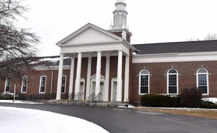 The Waterville City Council will consider a request to rezone the First Congregational Church in Waterville, seen in a Nov. 19 exterior view, to accommodate the Children's Discovery Museum, which is working on a lease-purchase agreement with the church.
