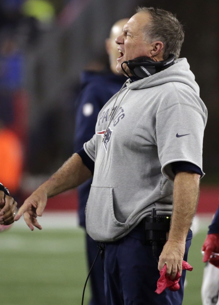 When Adam Thielen of the Vikings said something unflattering to Patriots Coach Bill Belichick during last Sunday's game at Gillette Stadium, Belichick told Thielen to shut the heck up, or something to that effect.