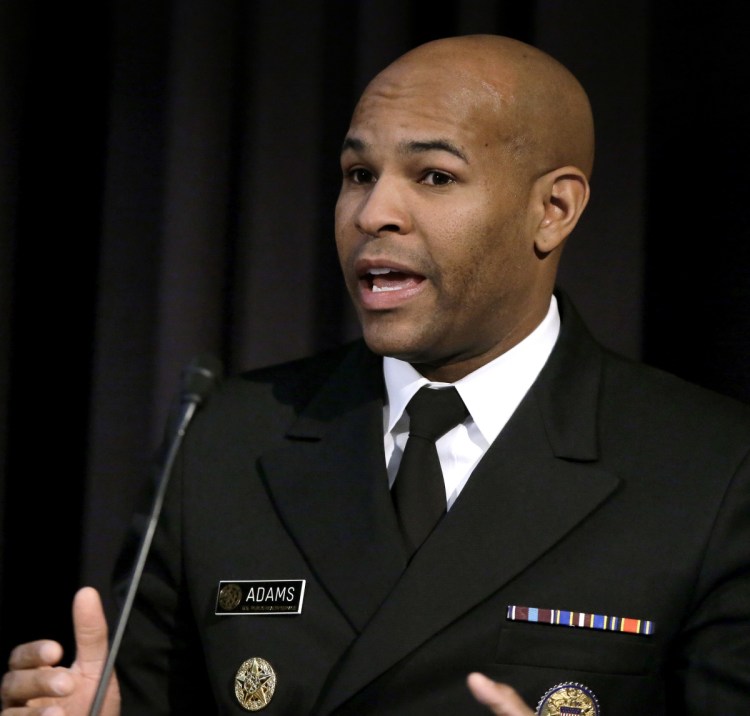 U.S. Surgeon General Jerome Adams urged parents, teachers, health professionals and government officials to take "aggressive steps" to keep children from using e-cigarettes. 