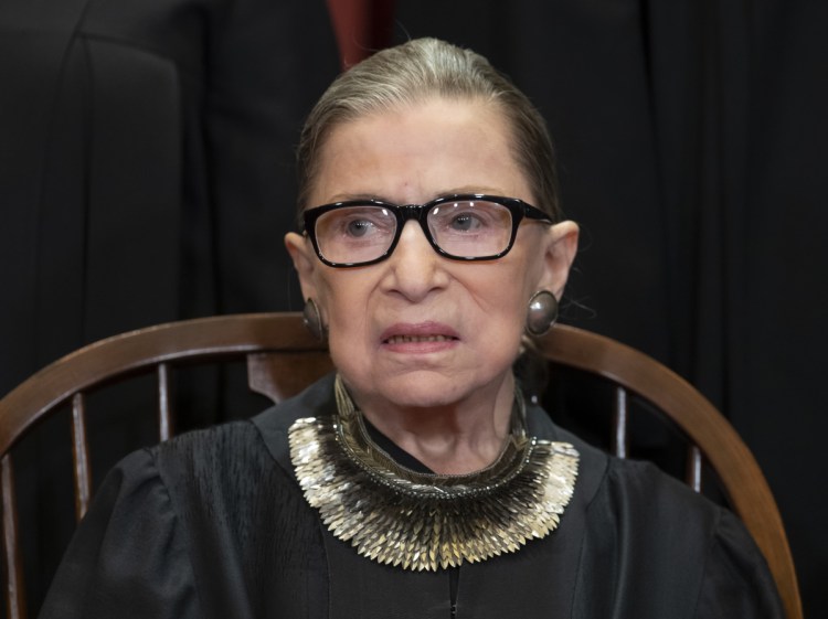 The Supreme Court says Justice Ruth Bader Ginsburg has undergone surgery to remove two malignant growths from her left lung. It is Ginsburg's third bout with cancer since joining the court in 1993.