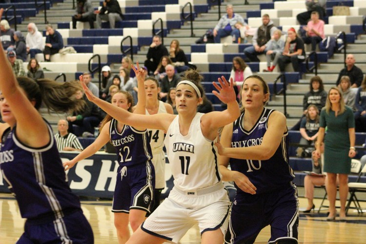 Her former AAU coach says Ashley Storey does nothing wrong. She's been all right for UNH this year, leading the team in scoring, steals and blocks.