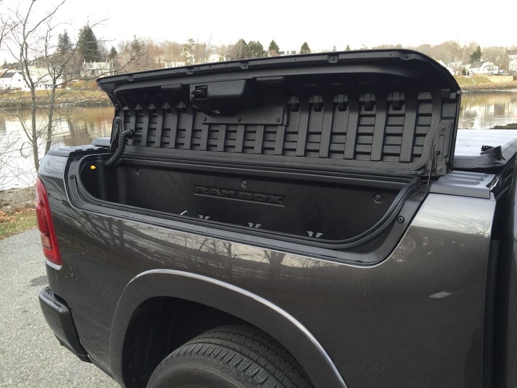 In 2018, Ram sales have been only 9 percent behind the Silverado. The lockable cargo boxes are a nice feature. (Photo by Tim Plouff)