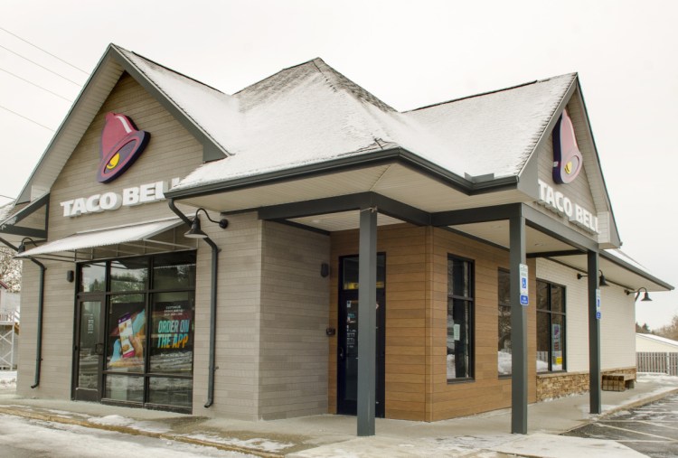 This photo taken on Friday shows Taco Bell restaurant at 230 Western Avenue in Augusta. The sign on door says opening in a few days, but it isn't listed as location on Tacobell.com anymore.