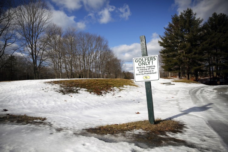 Sable Oaks Golf Club, which was covered in snow Friday, has announced it will be closing. The property will be converted to housing.