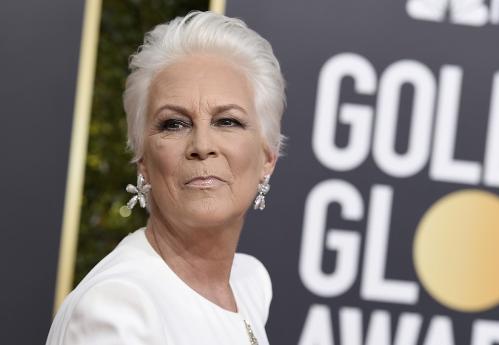 Jamie Lee Curtis is working to tell the story of an Oklahoma City woman whose pledge to stand in as a mom at same-sex weddings went viral. Curtis says she is working on a deal to get Sara Cunningham's story onscreen.