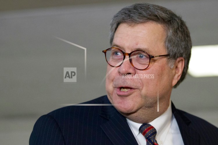 Attorney General nominee William Barr leaves a meeting with Sen. John Cornyn, R-Texas, on Capitol Hill last week. He is expected to tell senators at his confirmation hearing that the Mueller investigation should be completed.