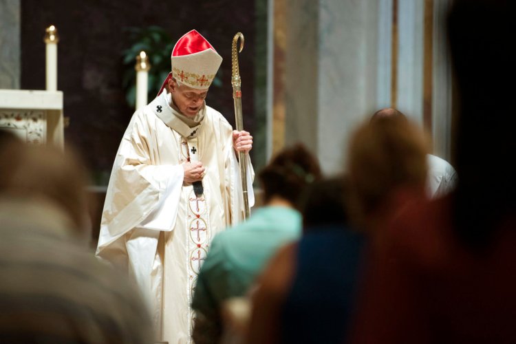 Cardinal Donald Wuerl, Archbishop of Washington, conducts Mass at St. Mathews Cathedral in Washington on August 15, 2018. Over the past four months, Roman Catholic dioceses across the U.S. have released the names of more than 1,000 priests and others accused of sexually abusing children in an unprecedented public reckoning spurred at least in part by a shocking grand jury investigation in Pennsylvania, an Associated Press review has found. 