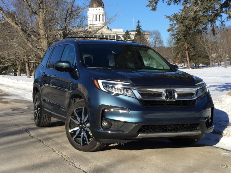 The Honda Pilot Elite AWD is one of the manufacturer's four crossovers. Photo by Tim Plouff.