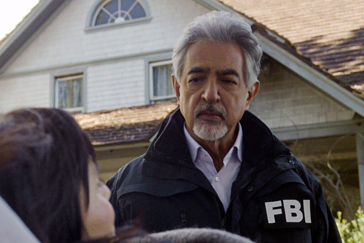 Actor Joe Mantegna as David Rossi in a "Criminal Minds" episode, titled "Sick and Evil," which aired Wednesday night 