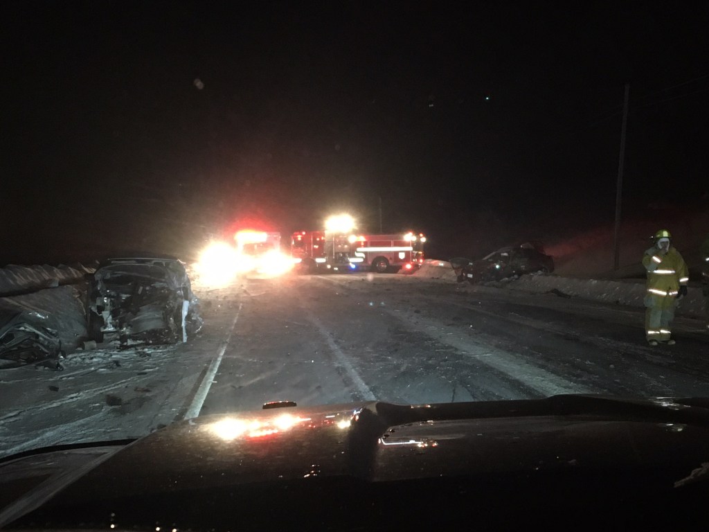 A Harmony man was killed Monday night in a head-on crash in Bingham 1.5 miles north of the state rest area on U.S. Route 201. Michael Handy, 46, was pronounced dead at the scene