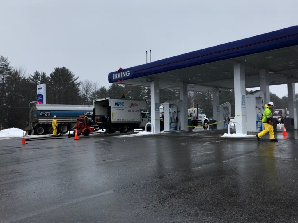 The fuel pumps at the Exit 43 Quik Stop in Richmond, which were closed because of a mix-up in fuel delivery when this photo was taken Friday, have reopened. 